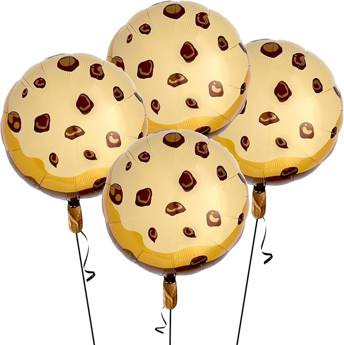 Chocolate Chip Cookie Balloon Milk and Cookies Party Decoartions Cookie Birthday Party Supplies 1... | Amazon (US)
