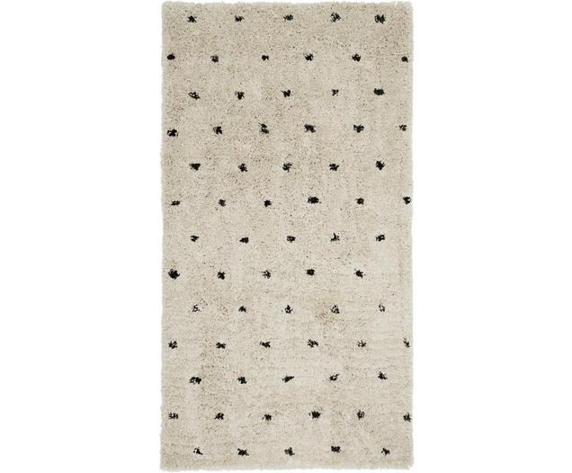 Flauschiger Hochflor-Teppich Ayana, gepunktet | WestwingNow EU