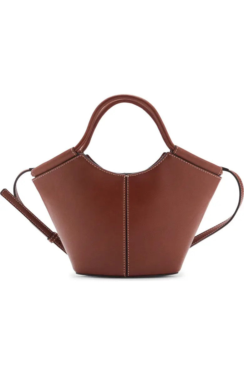 Mini Faux Leather Shopper Bag | Nordstrom
