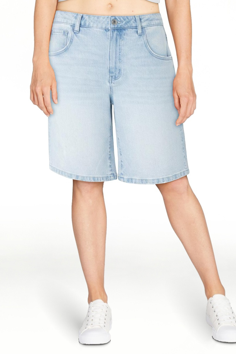 Celebrity Pink Women's and Women's Plus Relaxed Denim Jorts, Sizes XS-XXXL | Walmart (US)