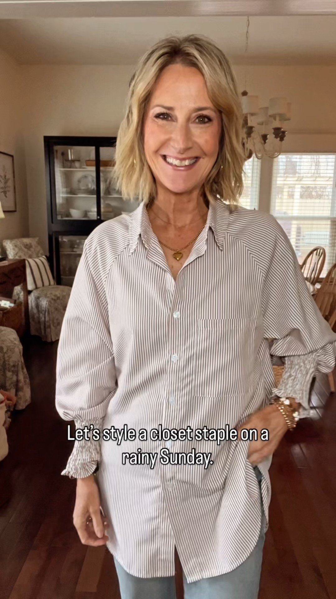 These are the kind of pieces I’ll wear year after year. Classic, timeless, and so versatile. Wearing a an XS.

#LTKootd #LTKgrwm #LTKOver40