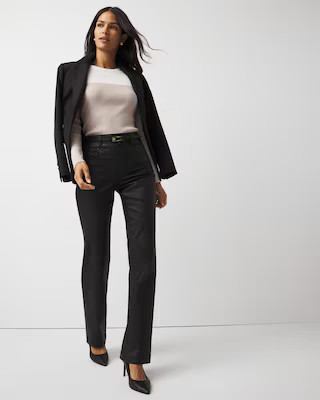 Coated Trouser Jean | White House Black Market