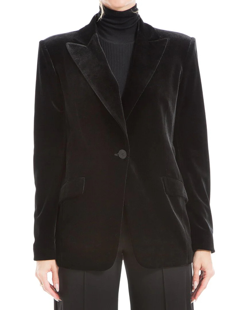 Max Studio Velvet Blazer | Shop Simon
