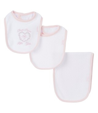 Little Me Thank Heaven for Little Girls/Boys Bib & Burp Cloth 3-Piece Set | Dillard's | Dillard's