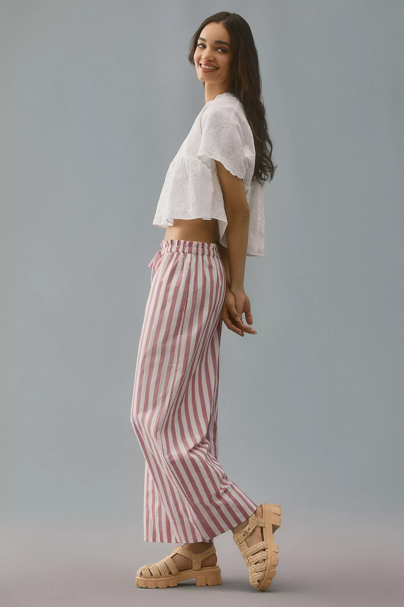 By Anthropologie Paper Bag Pajama Pants | Anthropologie (US)