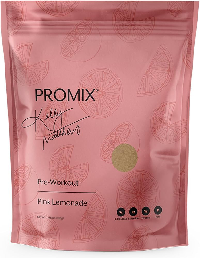 ProMix Nutrition Pre Workout Powder, Pink Lemonade, 30 Servings (Pack of 1) | Amazon (US)