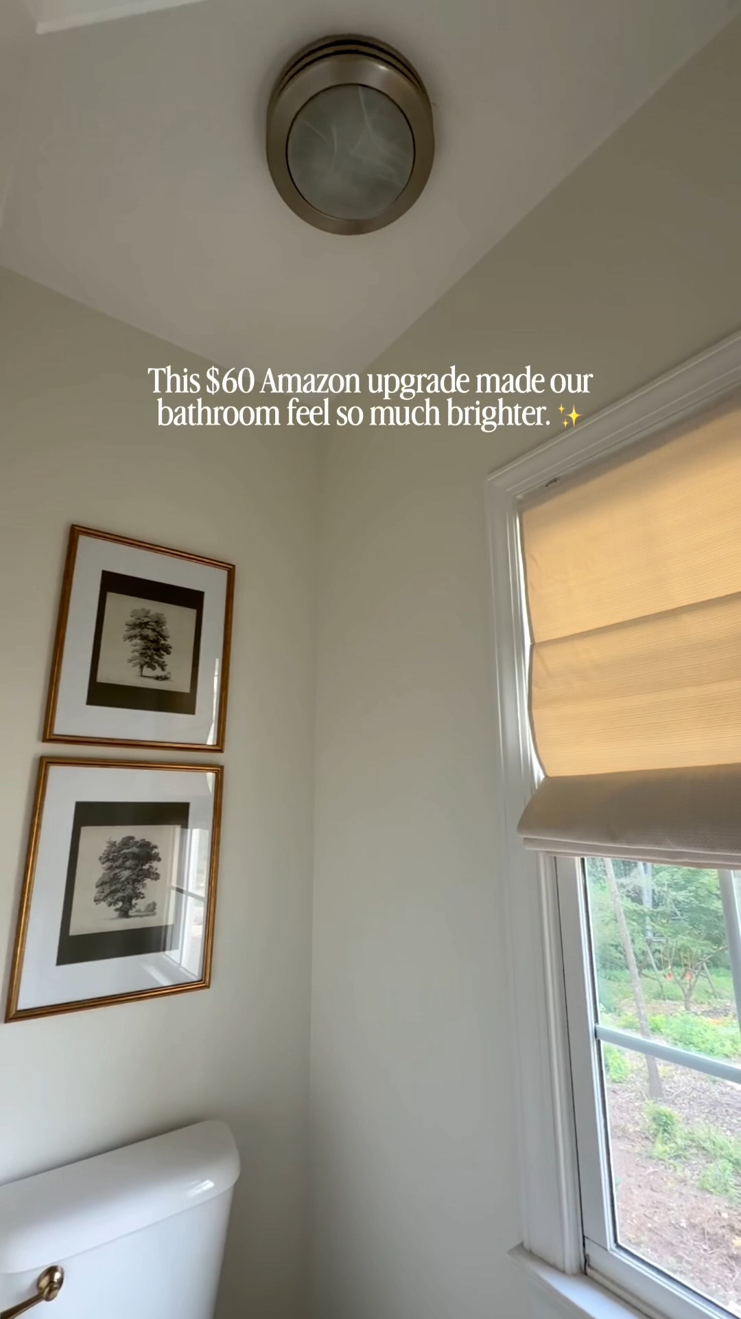 Upgrade your bathroom light for under $60. Perfect for water closet or shower

#LTKHome