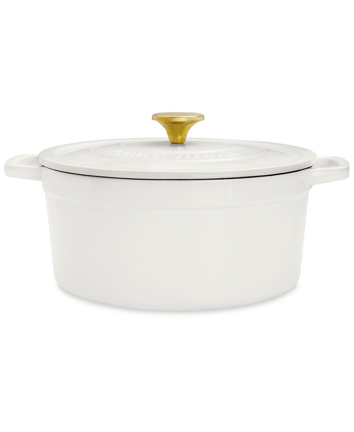 Martha Stewart Collection Enameled Cast Iron Round 6-Qt. Dutch Oven, Created for Macy's & Reviews... | Macys (US)