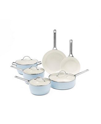 GreenPan Padova 10-Pc. Ceramic Non-Stick Cookware Set & Reviews - Cookware Sets - Macy's | Macys (US)