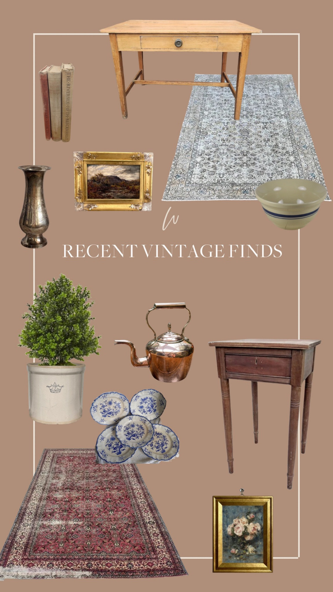 Vintage finds, antique decor, antique rug, antique furniture, English furniture, English design, English decor, vintage rug, home decor

#LTKhome #LTKFind