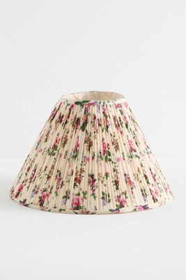 Ruched Empire Printed Lamp Shade | Anthropologie (US)