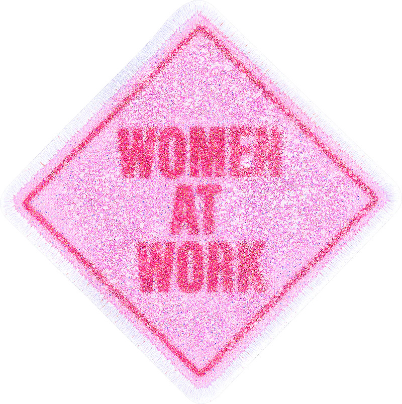 Women at Work Glitter Patch | Embroidered Patch - Stoney Clover Lane | Stoney Clover Lane