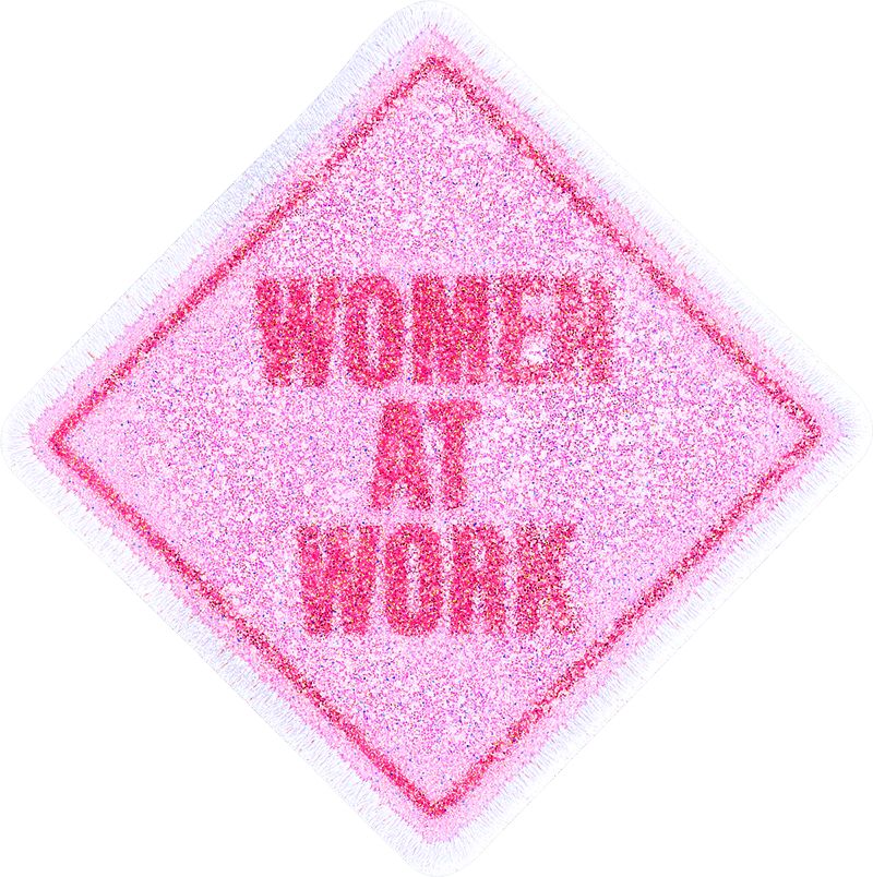 Women at Work Glitter Patch | Embroidered Patch - Stoney Clover Lane | Stoney Clover Lane
