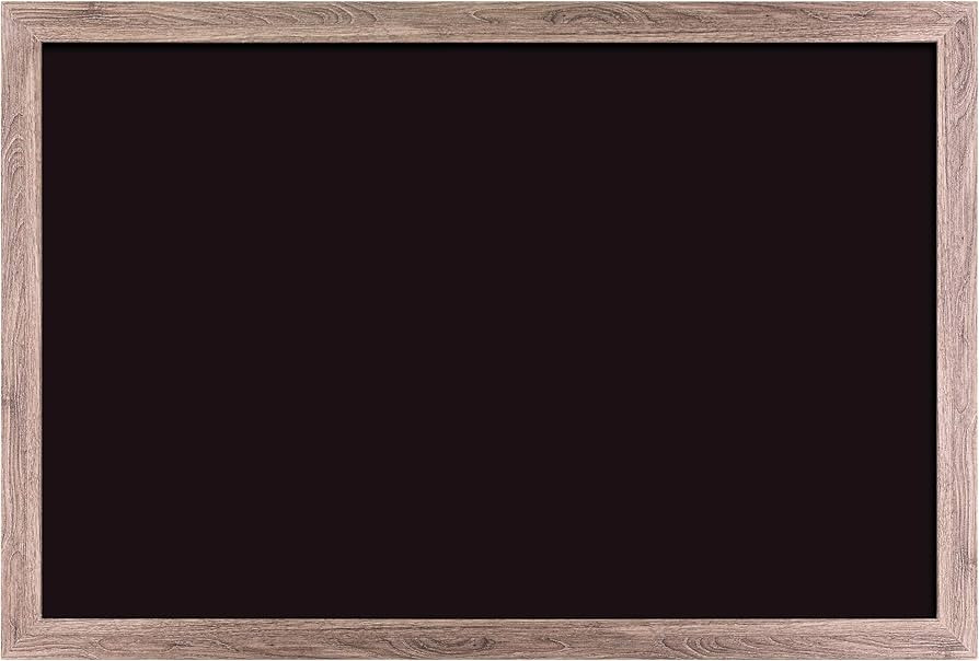 U Brands Magnetic Chalkboard, 36"x24", Rustic Wood Frame, Premium Matte Surface | Amazon (US)