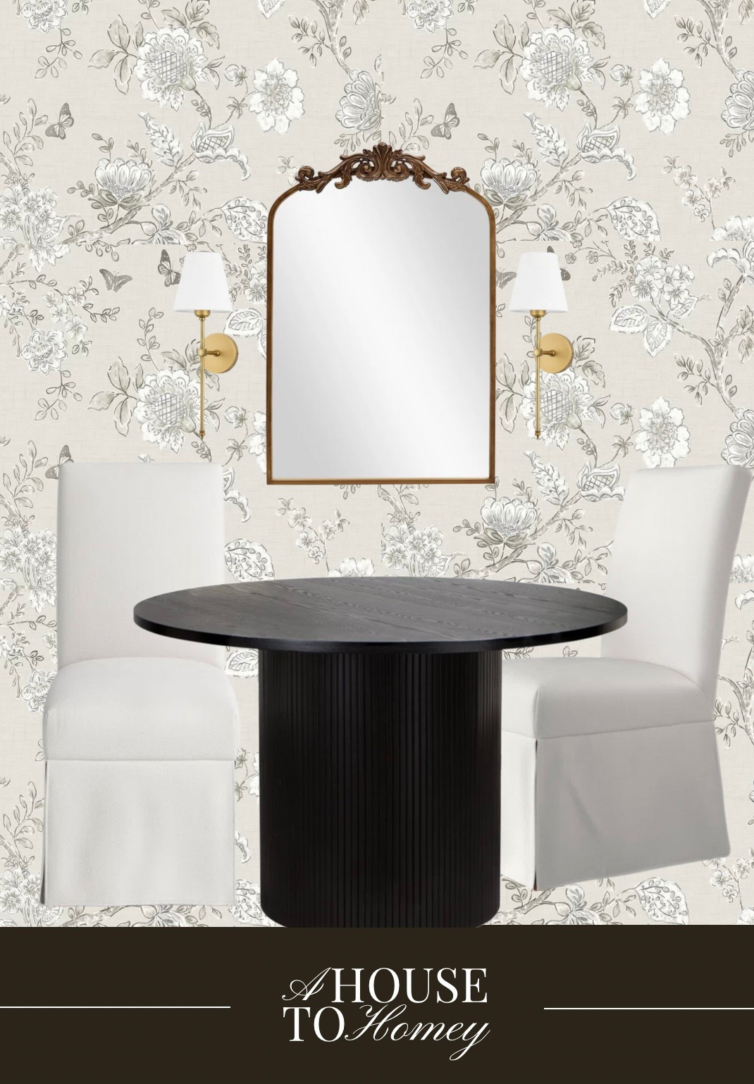 Dining room inspiration!!

Dining room
Dining room furniture 
Dining room chairs
Dining chairs
Round dining table
Black dining table
Wallpaper
Dining room wallpaper
Dining wallpaper
Home refresh
Vintage gold mirror
Gold mirror
Wall sconces
Gold wall sconces
Wall sconces set of 2

#LTKSaleAlert #LTKHome