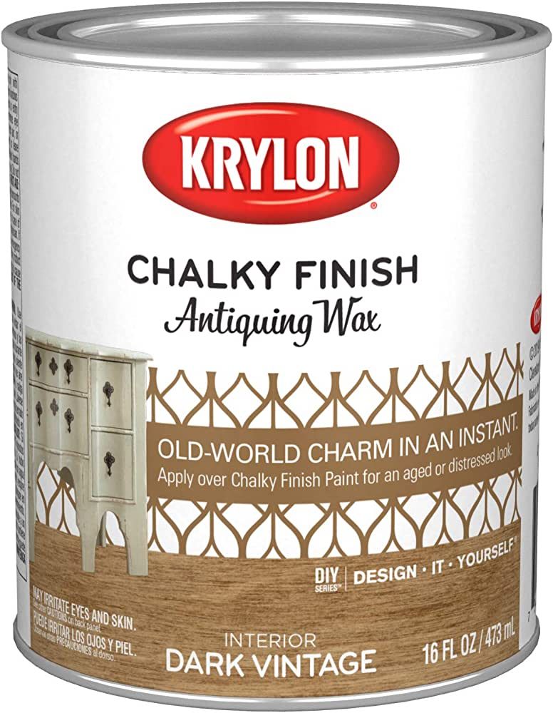 Krylon K04219000-13 Chalky Finish Quart, 16 Fl Oz (Pack of 1), Antiquing | Amazon (US)