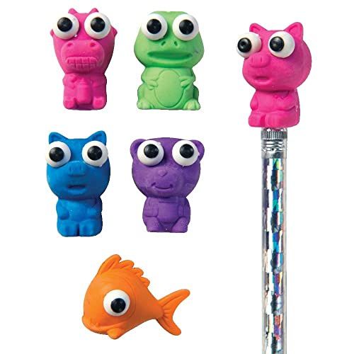 Raymond Geddes Animal Pencil Top Erasers For Kids (Pack of 50) | Amazon (US)