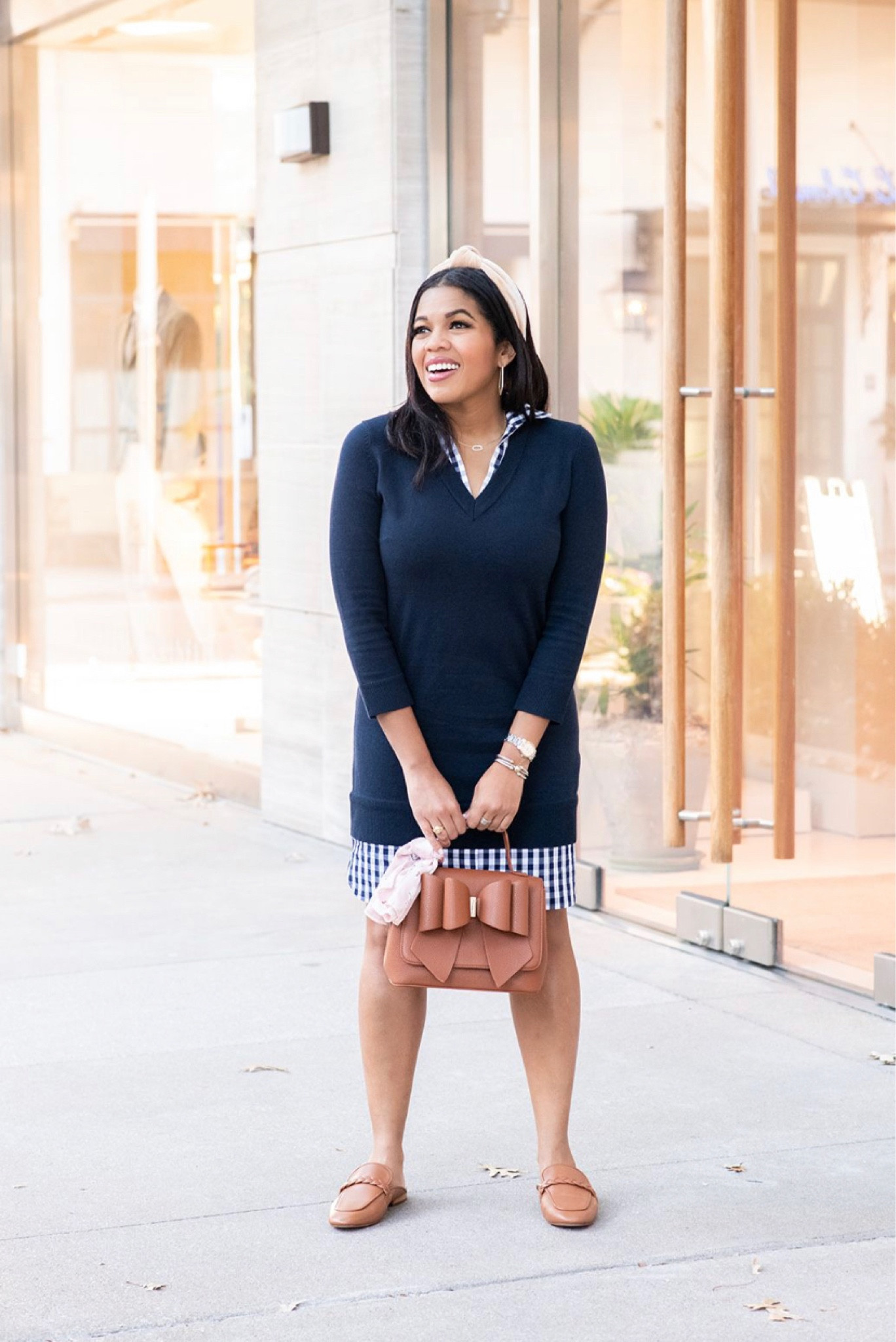 This comfy sweater dress is wool and cotton and perfect for work!

#LTKSeasonal #LTKCyberweek #LTKworkwear