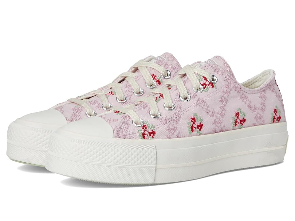 Converse Chuck Taylor All Star Low-Top Lift Platform Sneaker Women's Cold Weather Boots Summit Pink/Vintage White/Egret : 9 Medium, Canvas | Zappos