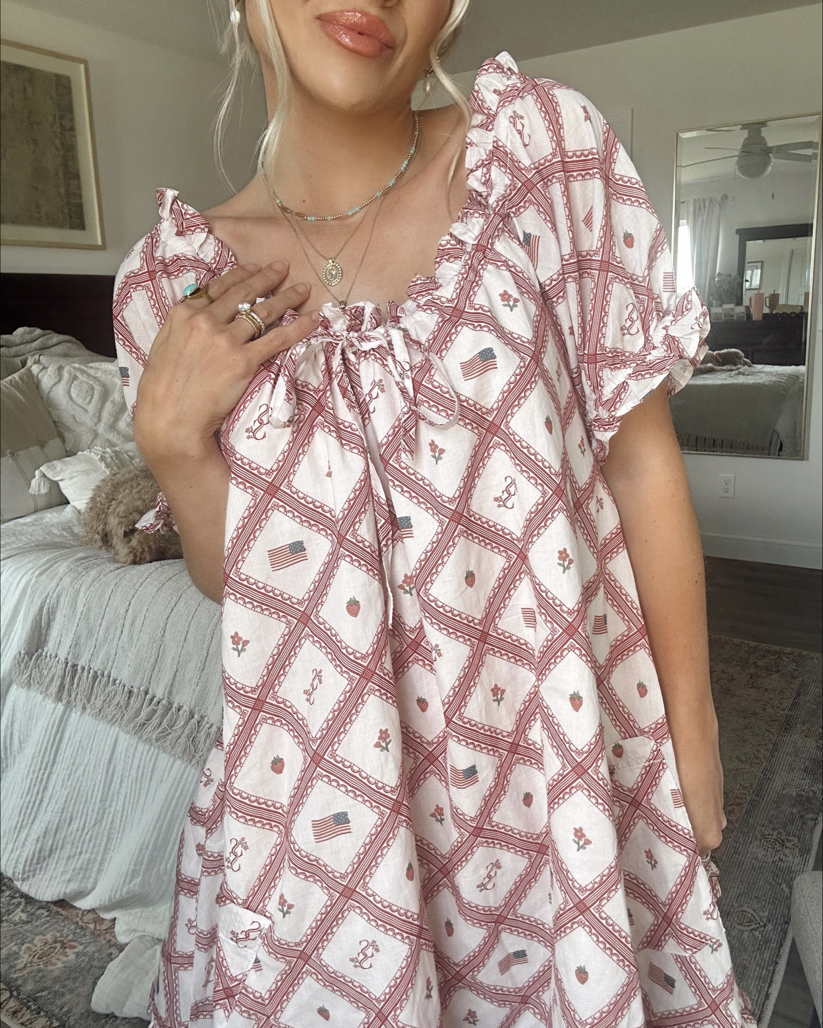 absolutely obsessed with this dress if you see me wearing it all weekend don’t say anything 🇺🇸✨🫐🧺❤️ she had a few restocks snag it while you can!

#LTKU #LTKStyleTip