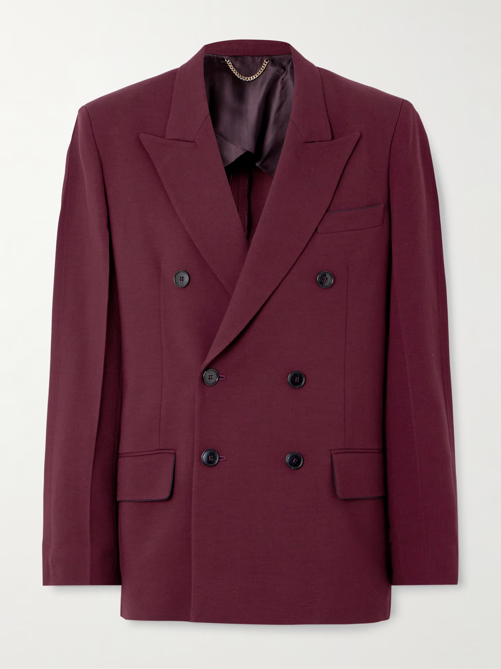 Double-breasted crepe blazer | NET-A-PORTER (UK & EU)
