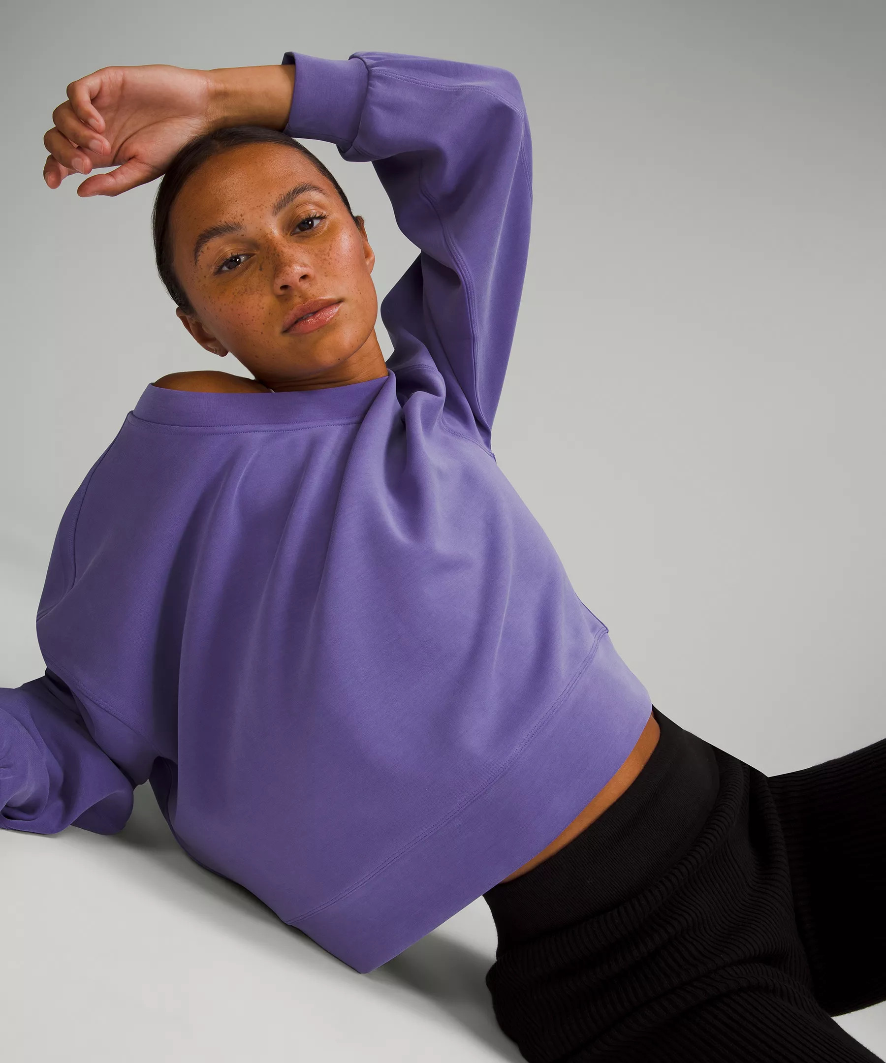 Perfectly Oversized Cropped Crew *Softstreme | Women's Hoodies & Sweatshirts | lululemon | Lululemon (US)
