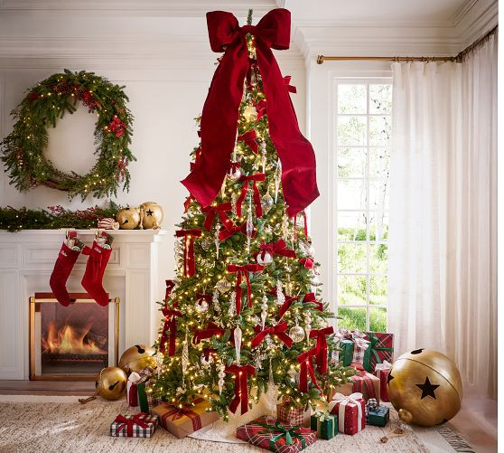 Oversized Bow Tree Topper | Pottery Barn (US)