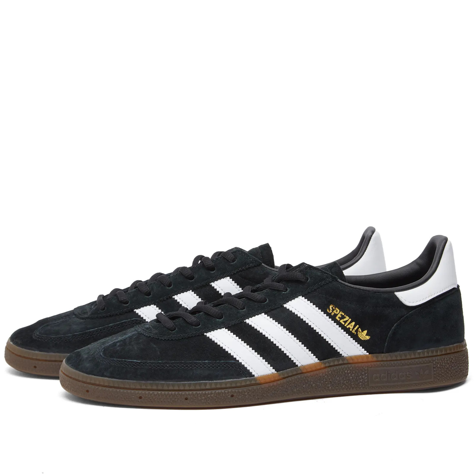 Adidas Handball Spezial Core Black, White & Gum | END. | End Clothing (US & RoW)