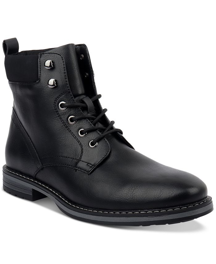 Club Room Men's Lace-Up Boots, Created for Macy's  & Reviews - All Men's Shoes - Men - Macy's | Macys (US)