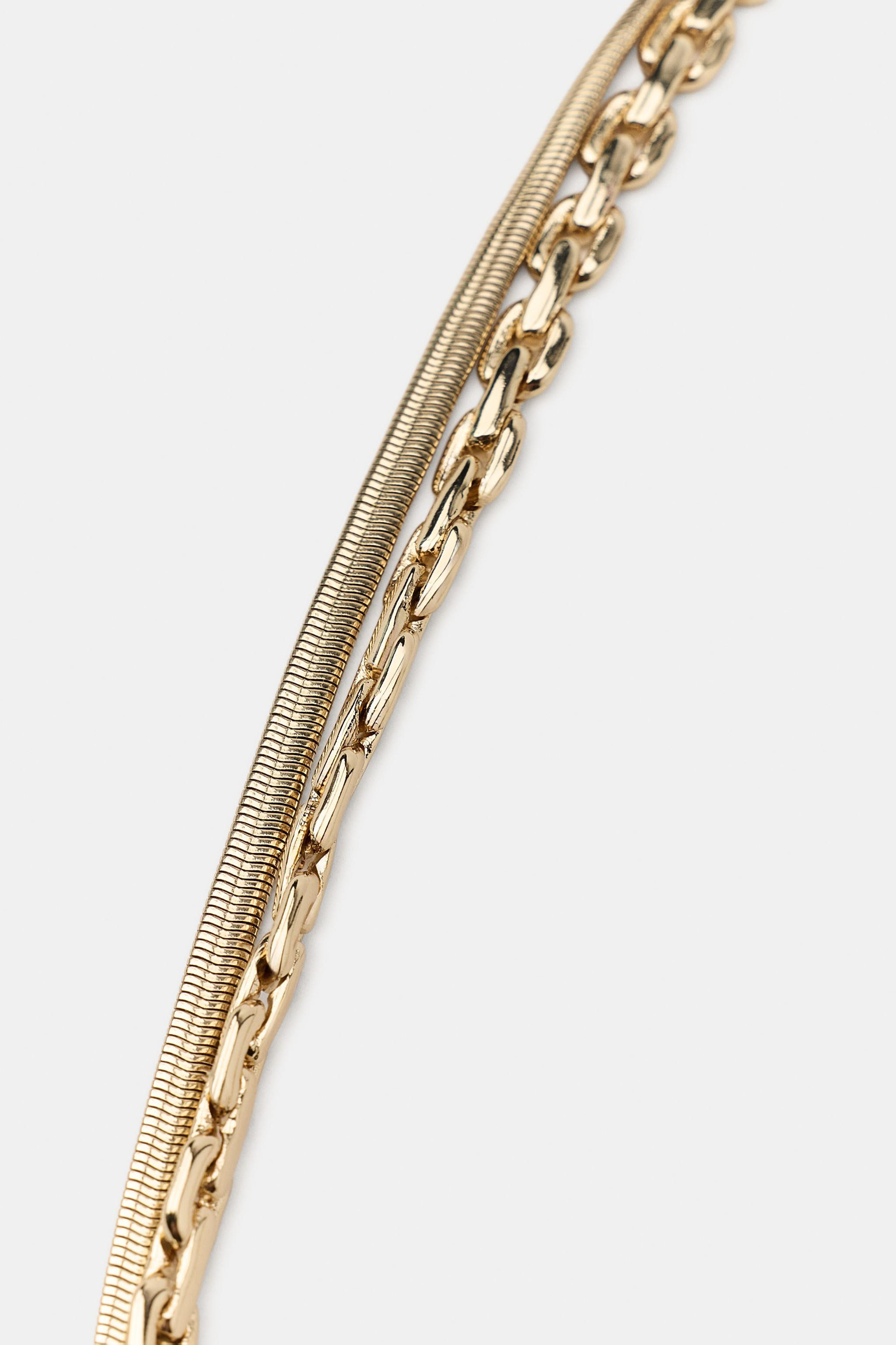 2-PACK MESH CHAIN NECKLACES | Zara Canada
