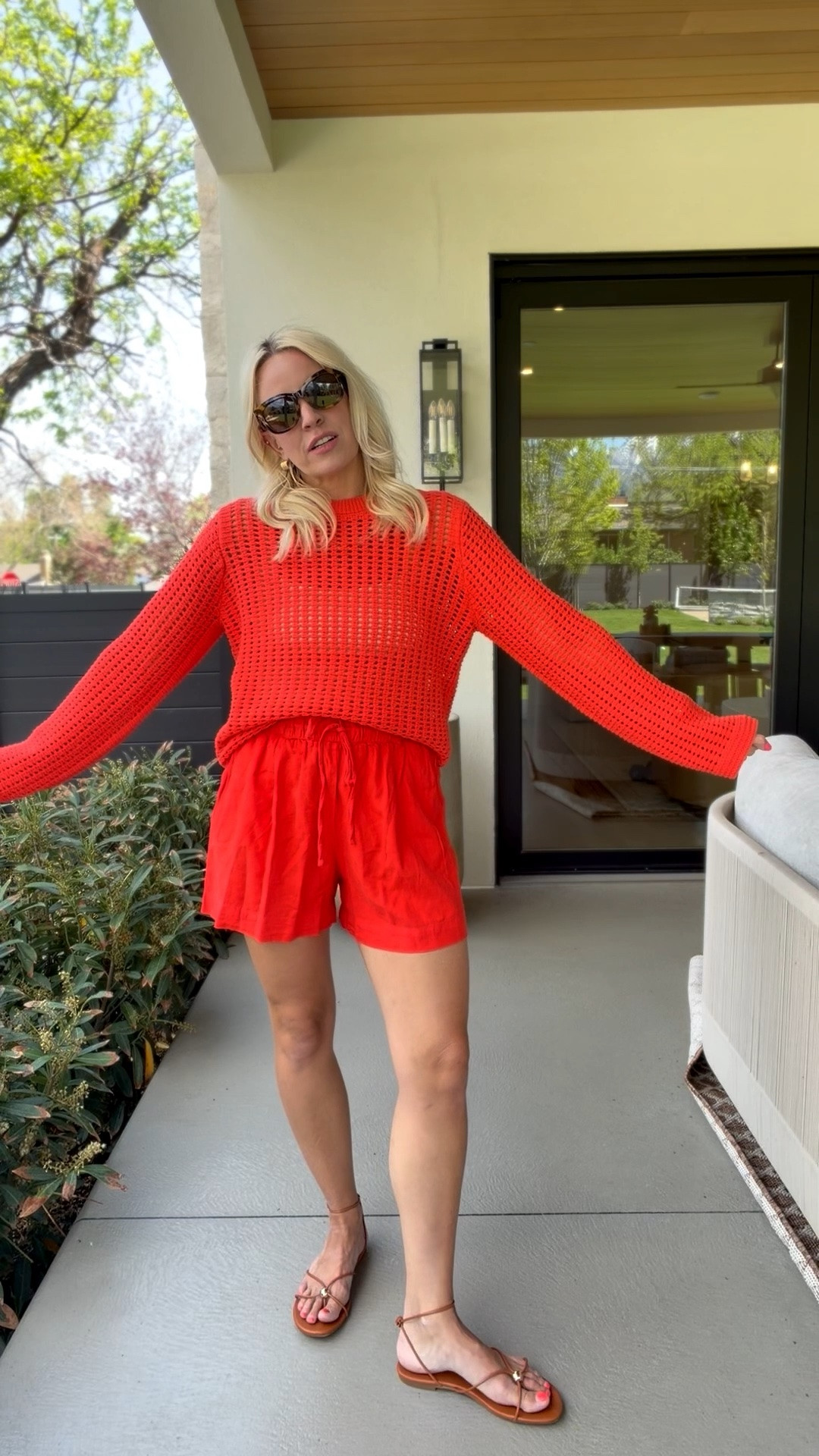 Same linen shorts come in orange and match this sweater perfectly! Size medium in both

#LTKootd #LTKgrwm #LTKmomlife