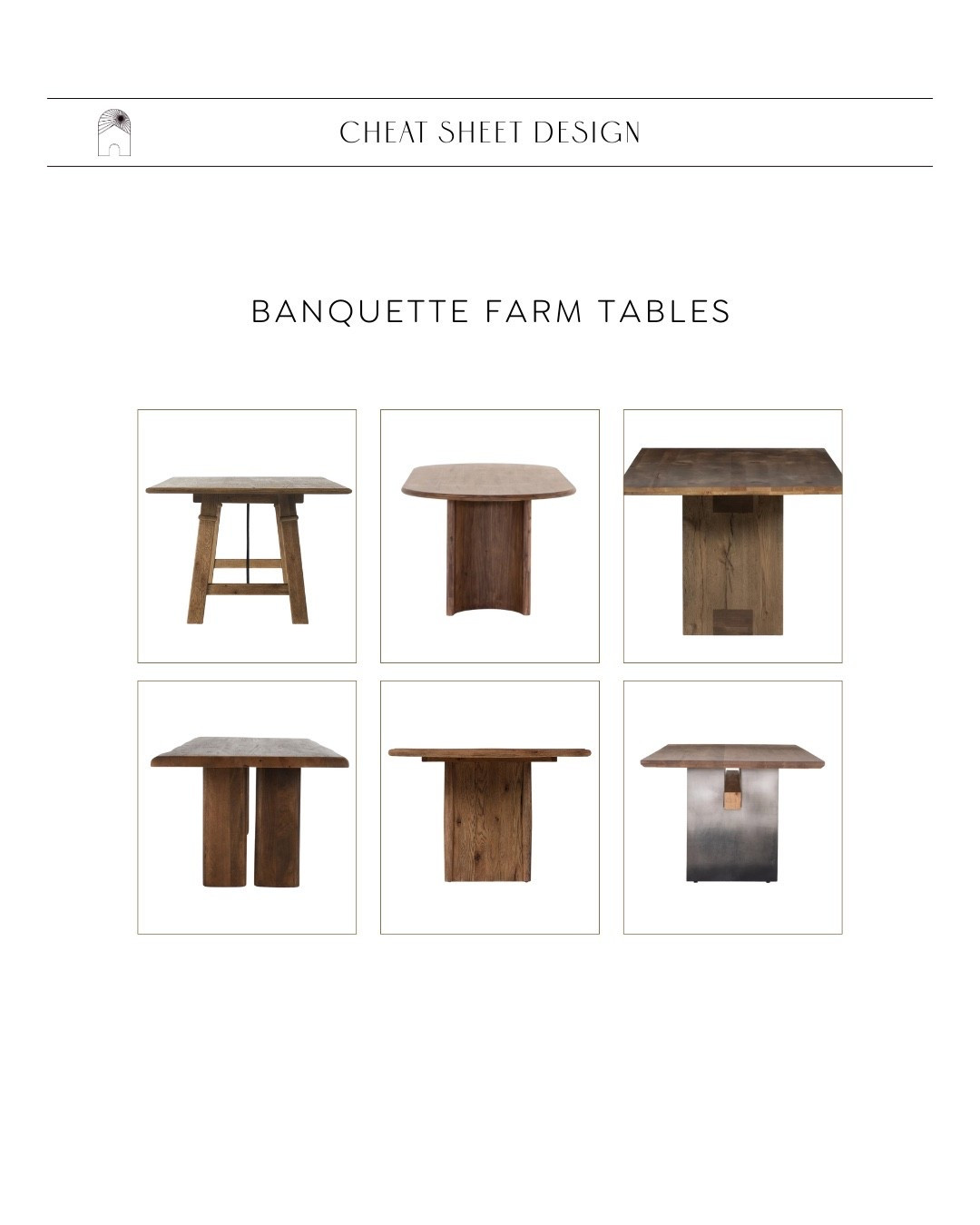 Banquette Farm Tables | When choosing a table for a banquette, you want the least amount of leg interference as possible - so traditional four-leg tables usually aren't an option. These farm tables are all great options, as the tabletop overhang allows you to enter and exit the banquette easily. ⁠

#LTKFamily #LTKStyleTip #LTKHome