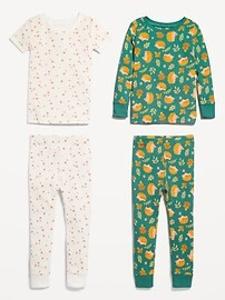 4-Piece Snug-Fit Printed Pajama Set for Toddler &amp; Baby | Old Navy | Old Navy (US)