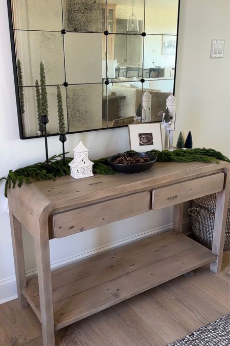 Entryway console table styled for the holidays! Christmas decor 

#LTKhome #LTKSeasonal #LTKHoliday