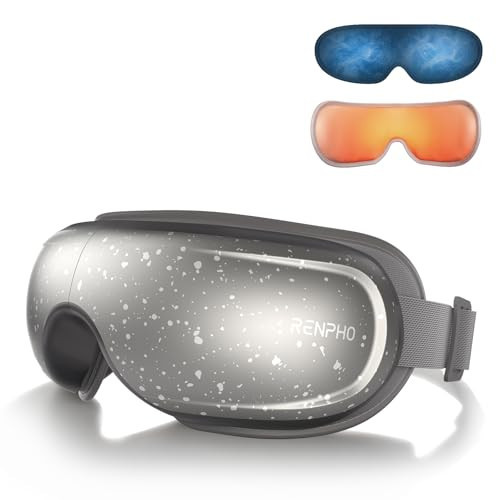 RENPHO Limited Edition Eye Massager with Heat and Cooling Voice Control, Birthday Day Gifts for Mom Dad Women Men Her Him, Eyeris 3 Eye Care Sleep Mask for Migraines | Amazon (US)