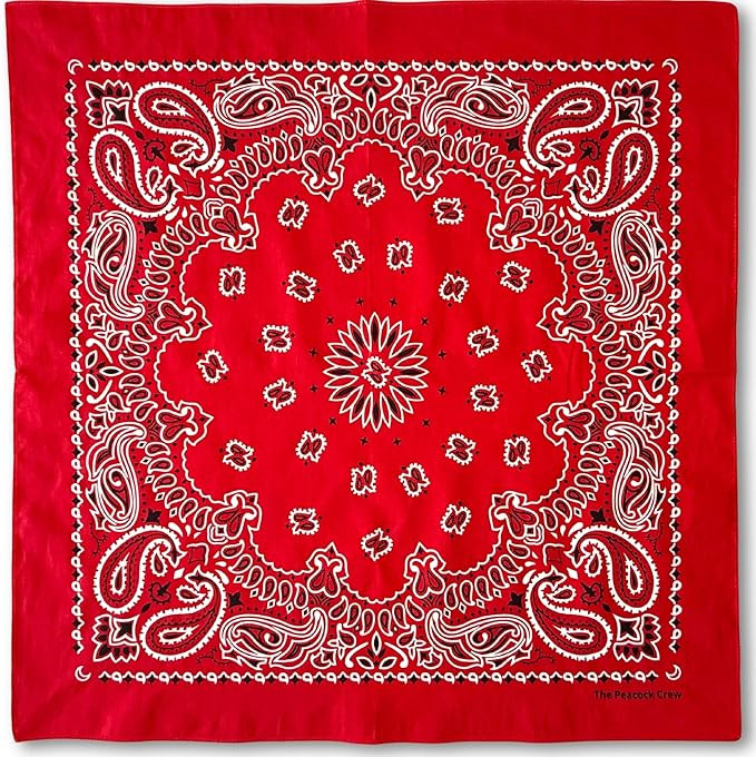 Bandanas in Premium Soft Cotton for Men Women Kid Bandana Paisley Scarf Neckerchief Bulk or Singl... | Amazon (US)
