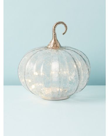 Clear Glass Pumpkin - Fall Decor | HomeGoods