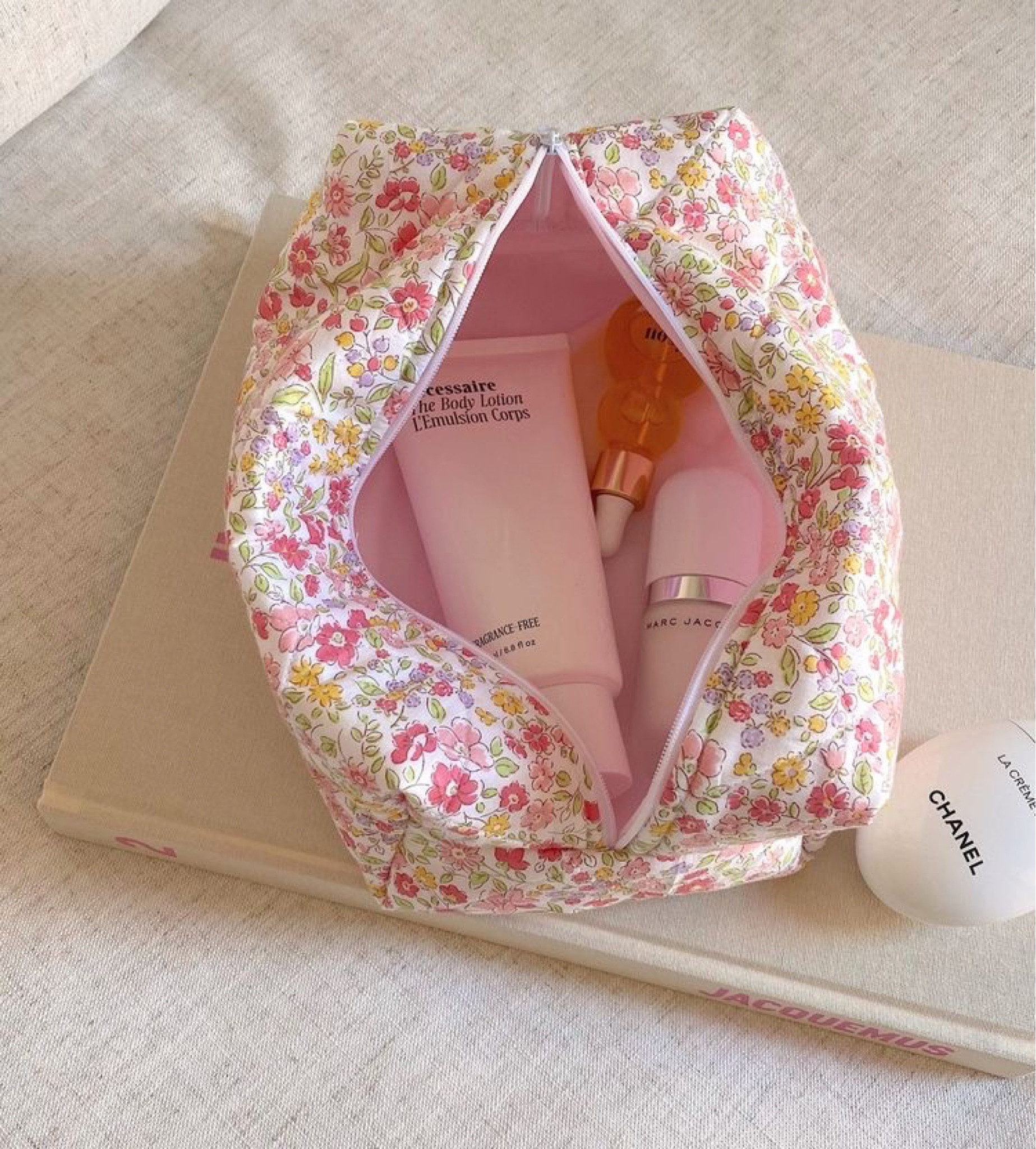 Quilted makeup bag: photo found on Pinterest 

#LTKbeauty #LTKitbag #LTKFind