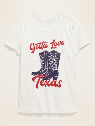 Texas Graphic Soft-Washed Tee for Girls | Old Navy (US)