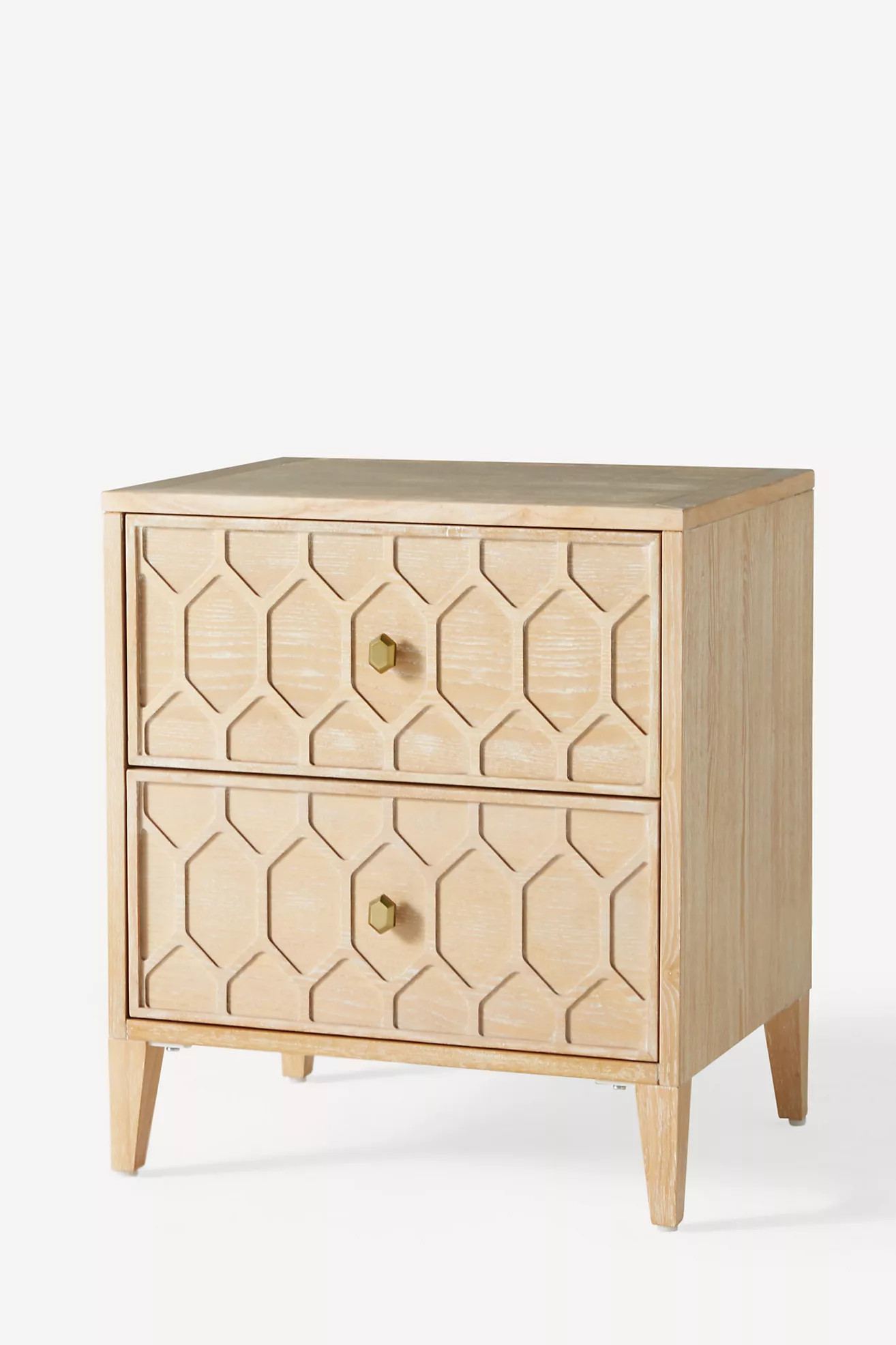 Textured Trellis Nightstand | Anthropologie (US)