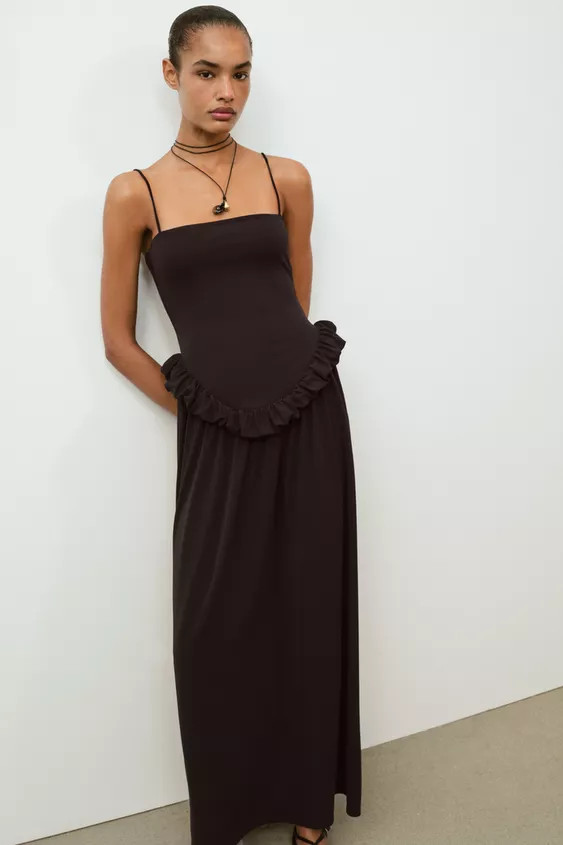 PEPLUM VOLUME DRESS | Zara US