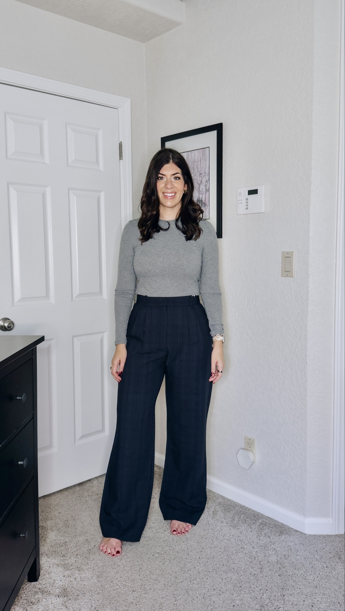 Abercrombie basics sale try on
In a medium long sleeve tee
29 curve love long wide leg trousers


#LTKTall #LTKMidsize #LTKSaleAlert