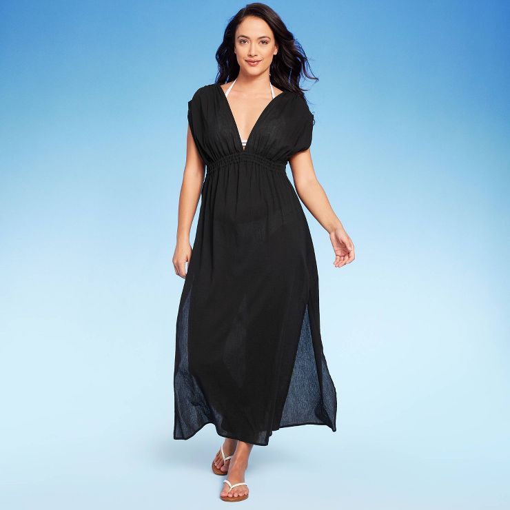 Women's Side-Slit Maxi Cover Up Dress - Kona Sol™ | Target