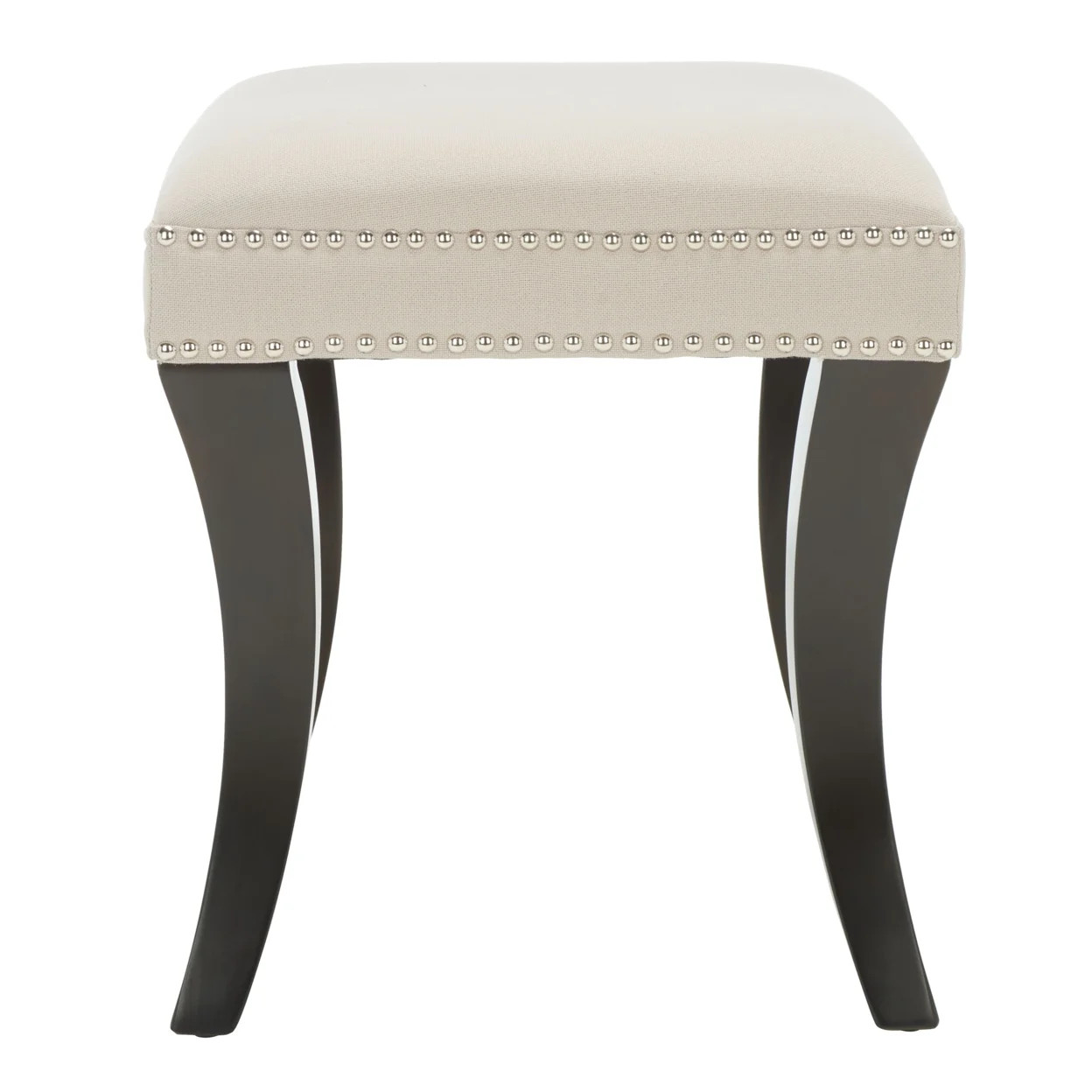 SAFAVIEH Diva Tufted Ottoman Taupe | Walmart (US)