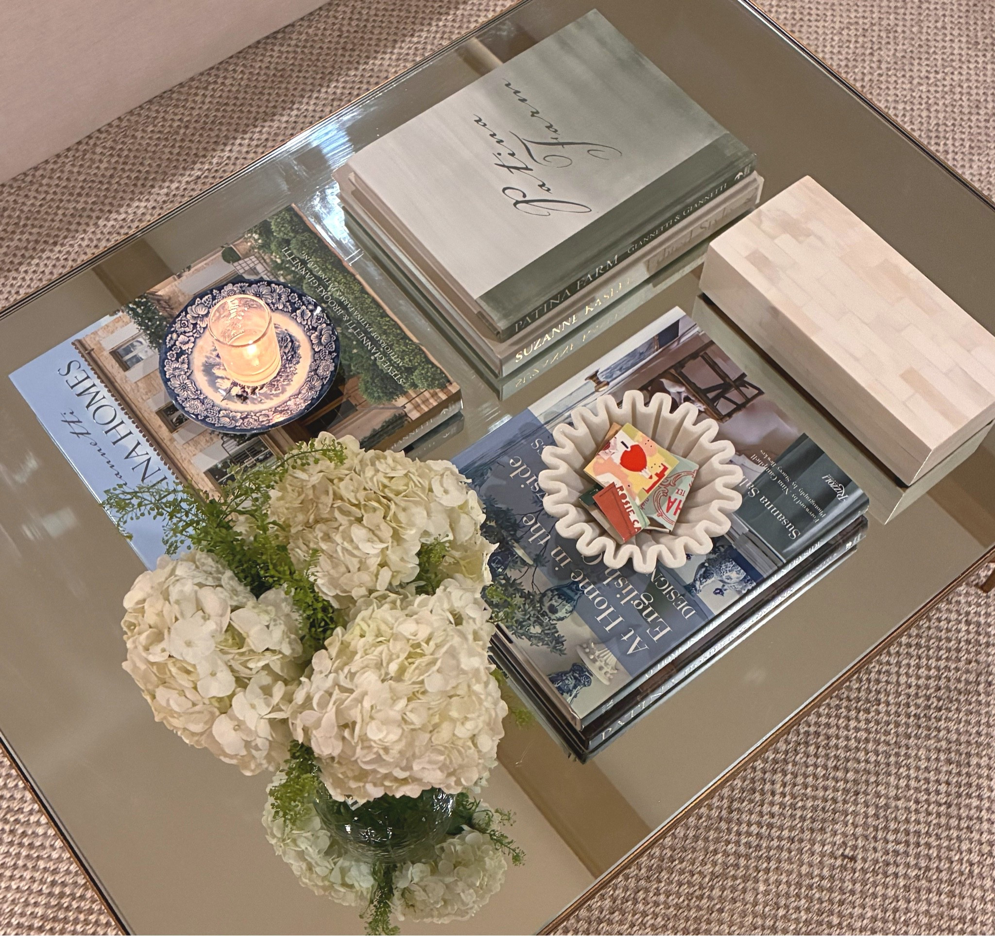 Coffee table details!