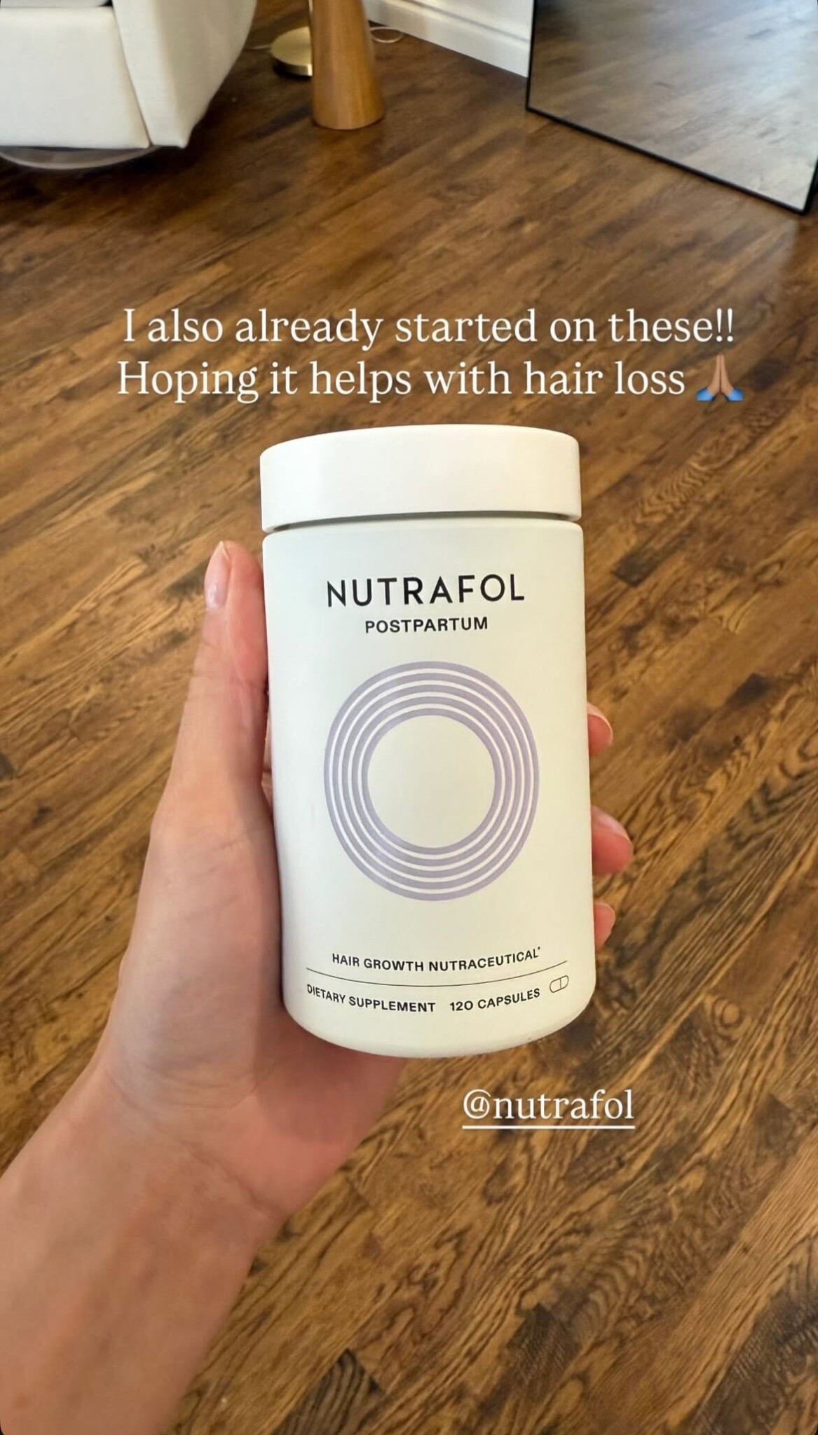 Been taking these Nutrafol Postpartum supplements for hair regrowth!

#LTKBeauty #LTKFindsUnder100