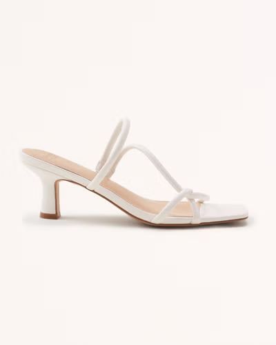 Twist-Strap Heeled Sandal | Abercrombie & Fitch (US)