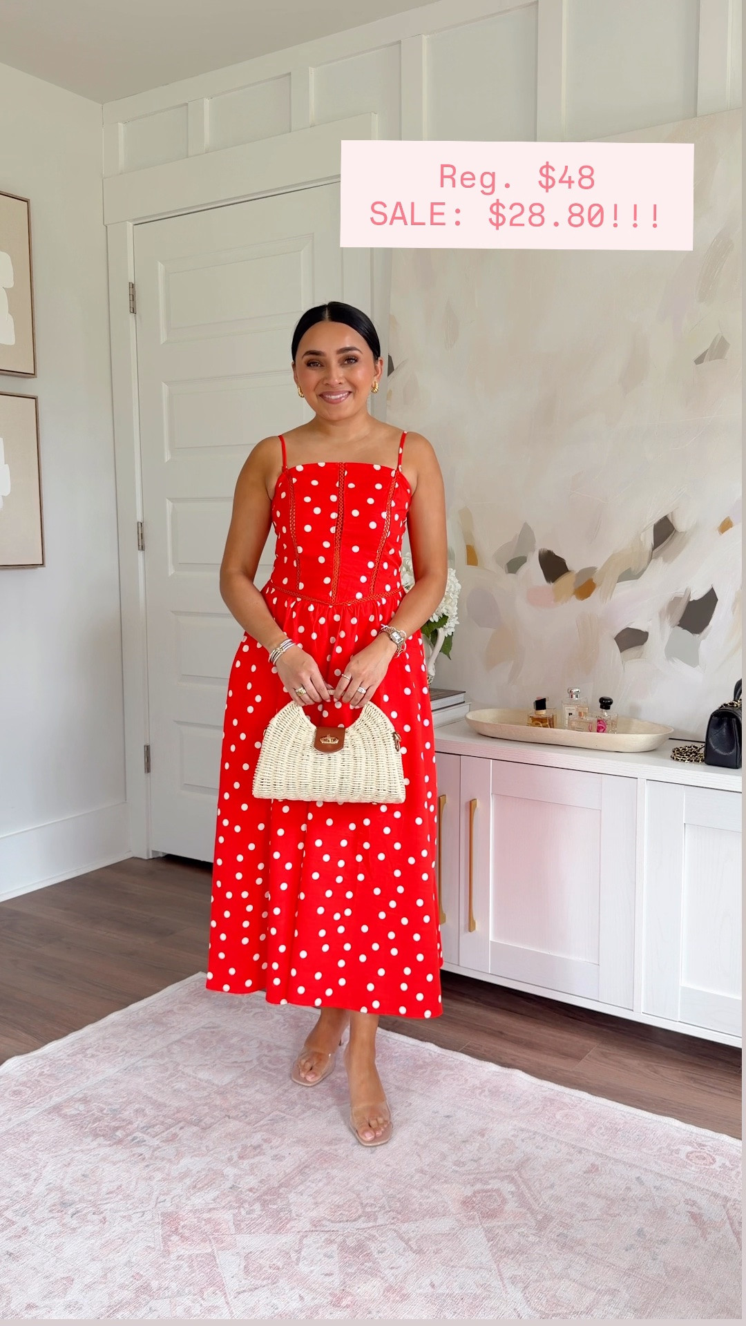 Dress size xs TTS
Clear heels size 5 TTS 

Summer Outfits 
Summer Dresses

#LTKgrwm #LTKPetite #LTKSaleAlert