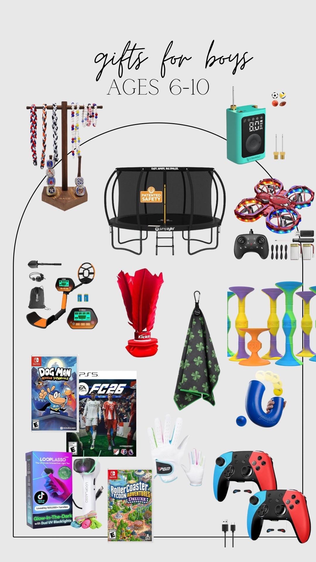 Gift ideas for boys ages 6-10 

#LTKKids #LTKGiftGuide #LTKHoliday