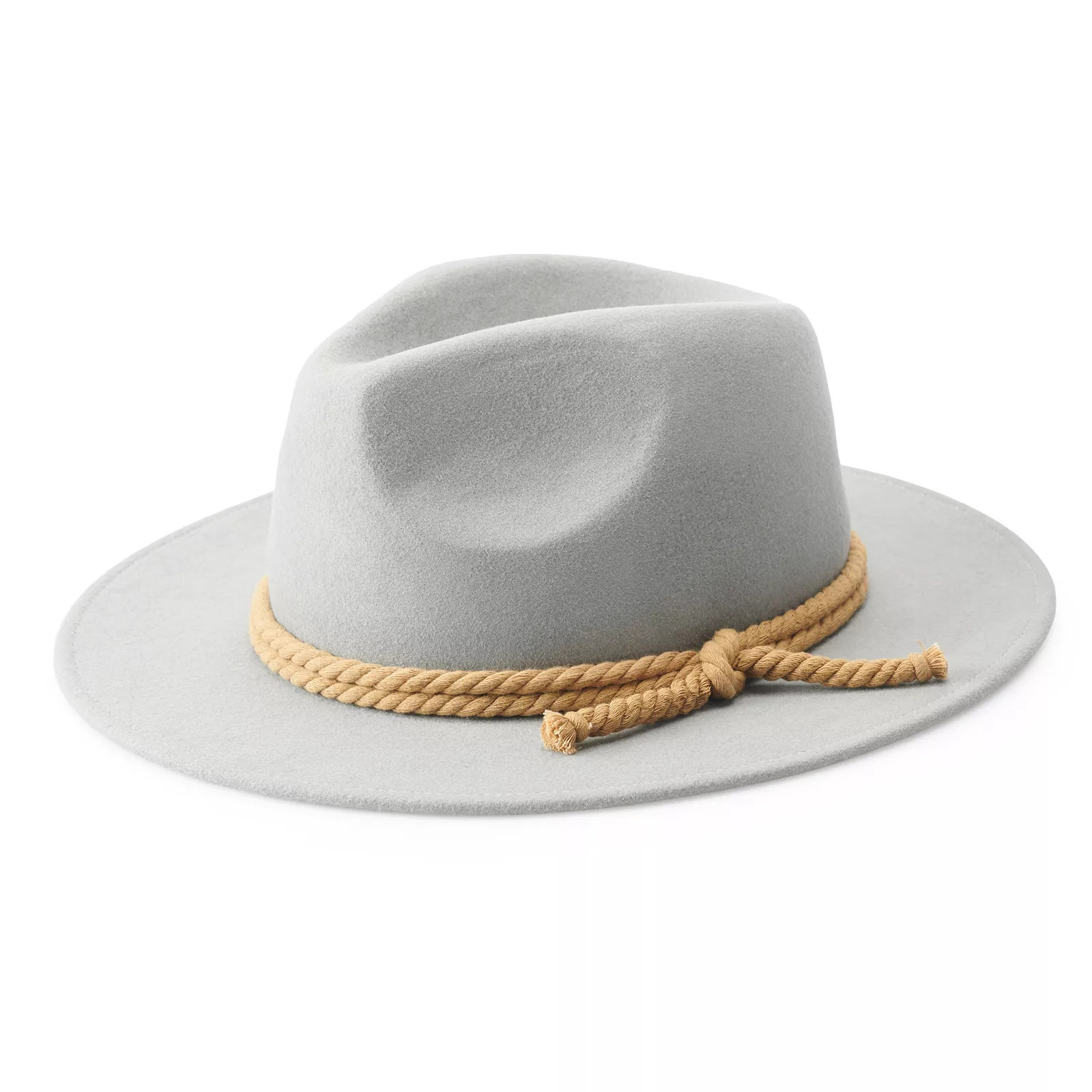 Women's SO Felt Panama Hat with Rope Detail, Green | Kohl's